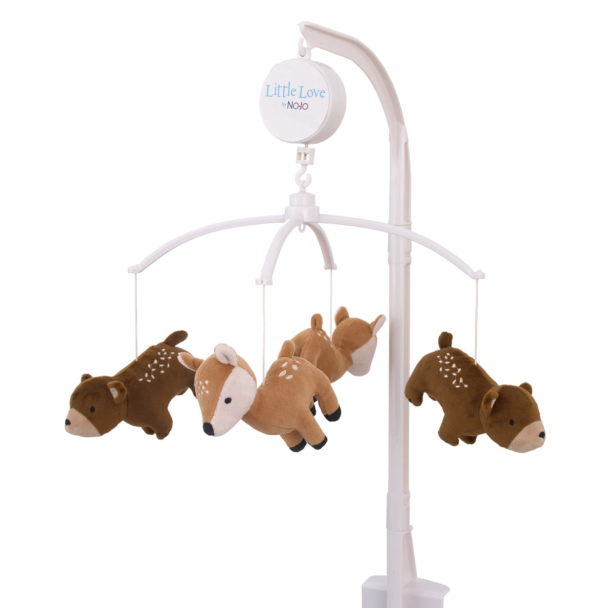 National Park Brown, and Tan Bears, and Deer Plush Musical Mobile