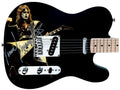 Kiss Vinnie Vincent Signed Custom Live Concert Graphics Photo Guitar ACOA LOA
