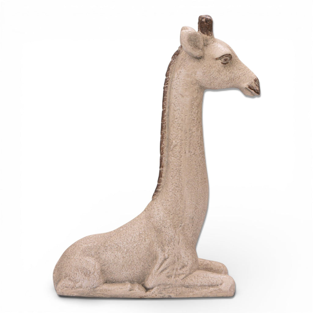 Distressed Giraffe Calf Sculpture