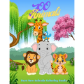 Zoo Animals - Best New Animals Coloring Books: 100 Coloring Pages For Kids Ages 4-8 - Paperback
