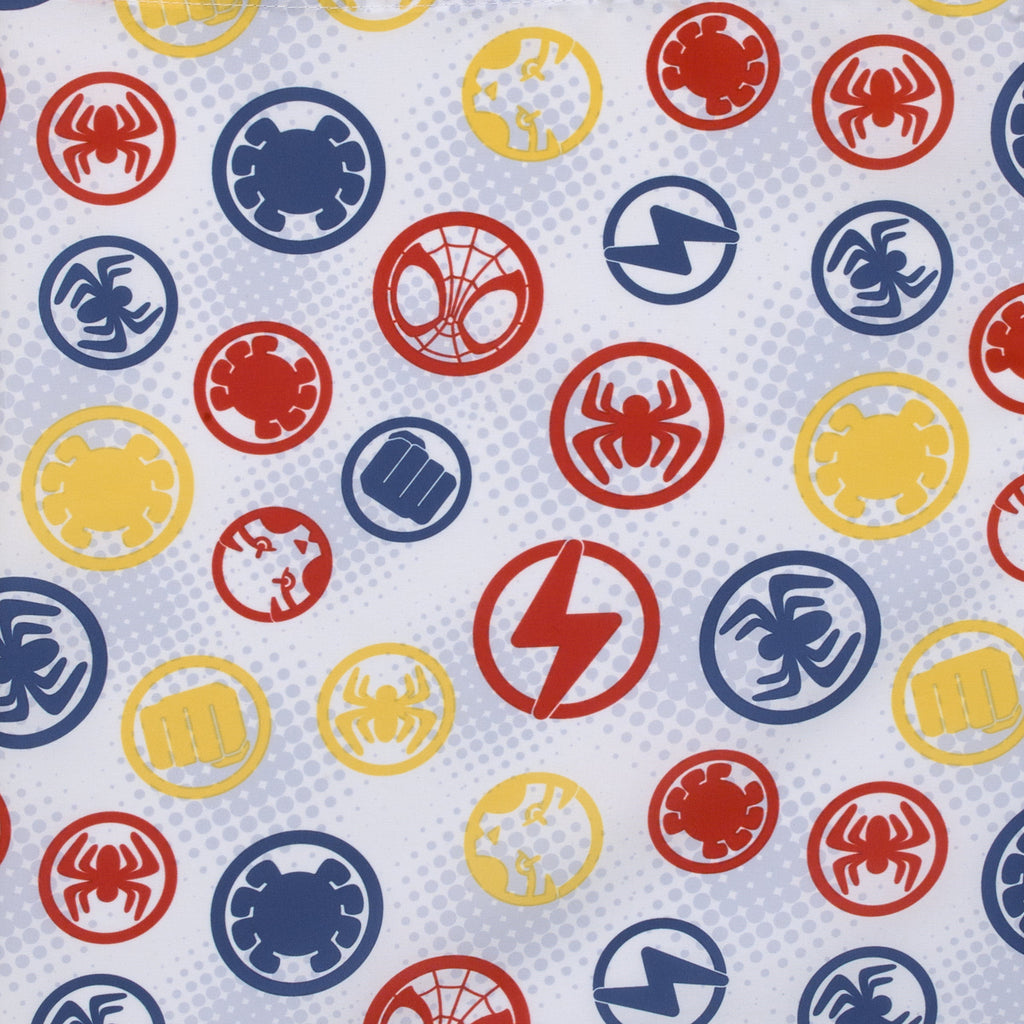 Spidey and His Amazing Friends Blue, Red, Yellow, and Green, Team Up Preschool Nap Pad Sheet