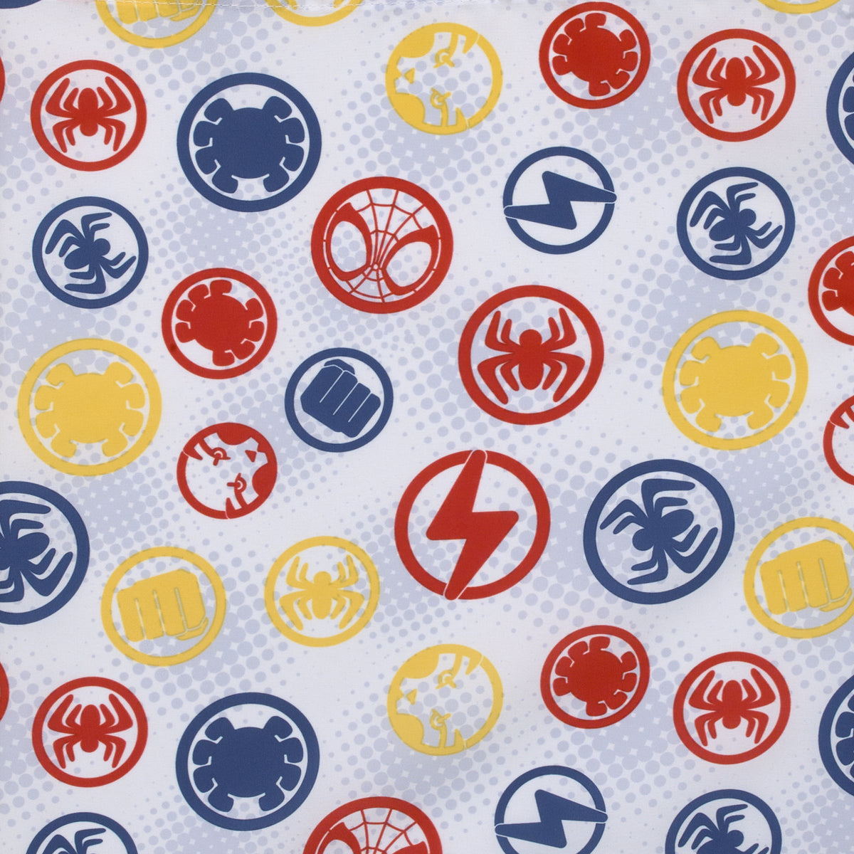 Spidey and His Amazing Friends Blue, Red, Yellow, and Green, Team Up Preschool Nap Pad Sheet