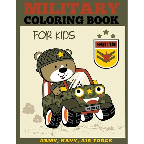 Military Coloring Book for Kids - Paperback