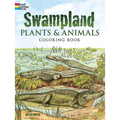Swampland Plants and Animals Coloring Book - Paperback