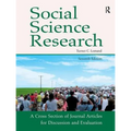 Social Science Research: A Cross Section of Journal Articles for Discussion & Evaluation - Paperback