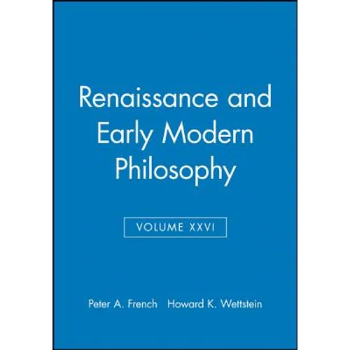 Renaissance and Early Modern Philosophy, Volume XXVI - Paperback
