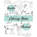 Realistic animal coloring books: coloring book - Paperback