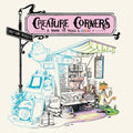 Creature Corners: A Book to Trace and Color - Paperback