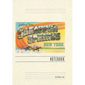 Vintage Lined Notebook Greetings from Saratoga Springs, New York - Paperback
