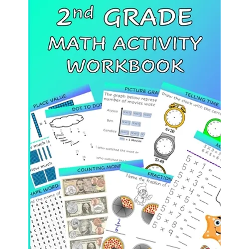 2nd Grade Math Activity Workbook - Paperback