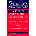 Webster's New World Pocket Thesaurus, Second Edition - Paperback