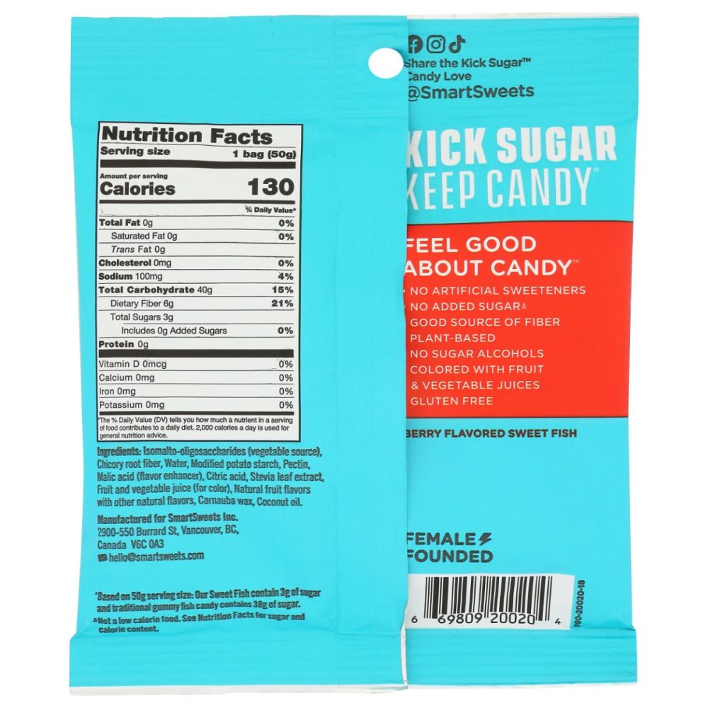 SMARTSWEETS: Sweet Fish Gummy Candy, 1.8 oz