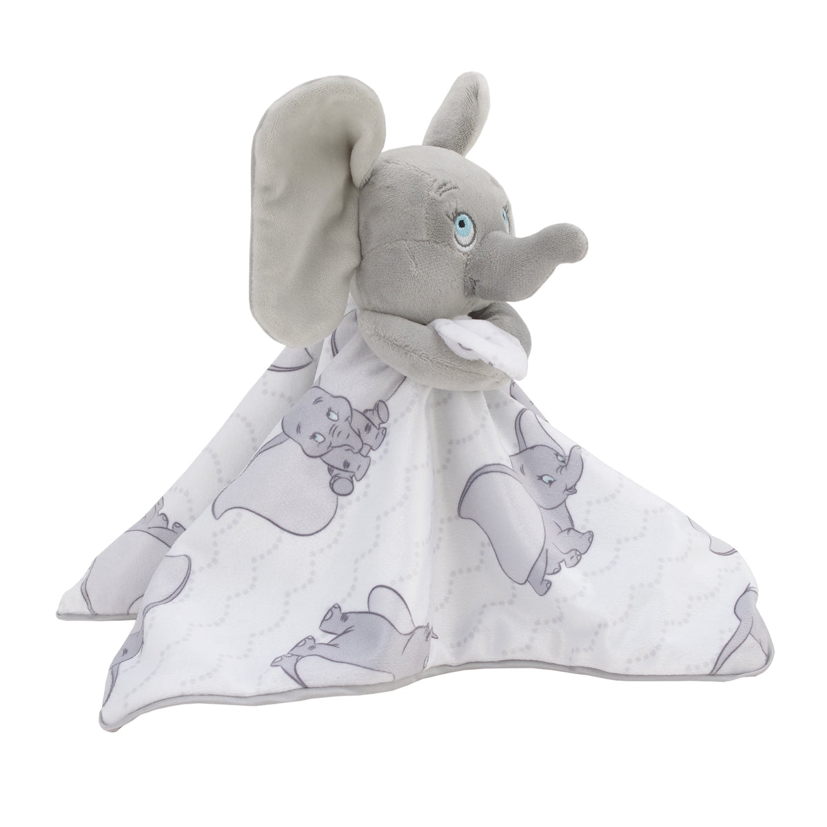 Dumbo White and Grey Lovey Security Blanket