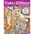 Cats & Kittens Coloring Book: Color and Learn about Tabbies, Persians, Siamese and Many More Super Cute Felines! - Paperback