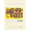 Vintage Lined Notebook Greetings from Big Trees, Santa Cruz, California - Paperback