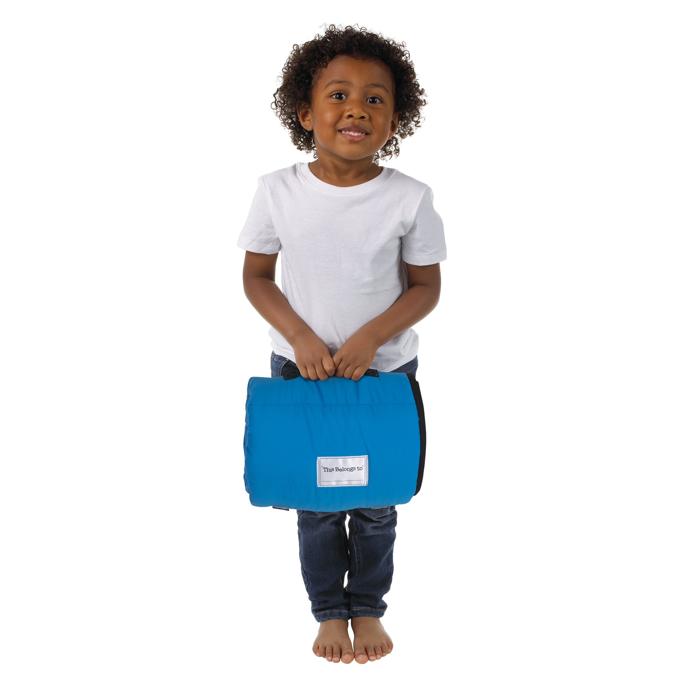 The Avengers I Am A Hero Blue, Green, Red, and Yellow Toddler Nap Mat
