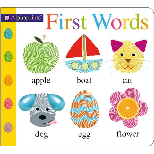 Alphaprints: First Words - Hardcover