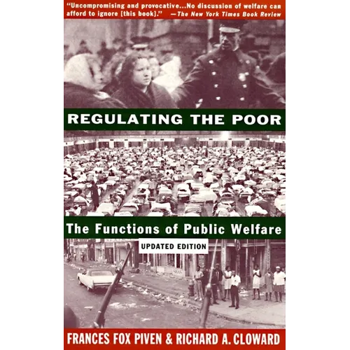 Regulating the Poor: The Functions of Public Welfare - Paperback