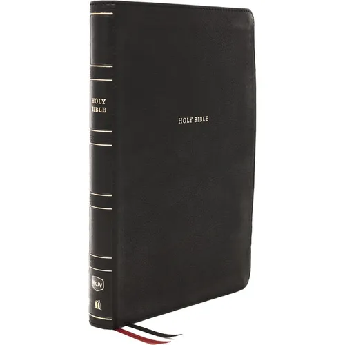 Nkjv, Reference Bible, Center-Column Giant Print, Leathersoft, Black, Red Letter Edition, Thumb Indexed, Comfort Print: Holy Bible, New King James Ver - Imitation Leather