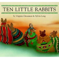 Ten Little Rabbits Board Book - Board Book