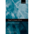 Hegel's Critique of Kant: From Dichotomy to Identity - Paperback