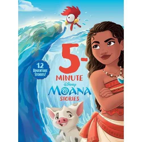 5-Minute Moana Stories - Hardcover