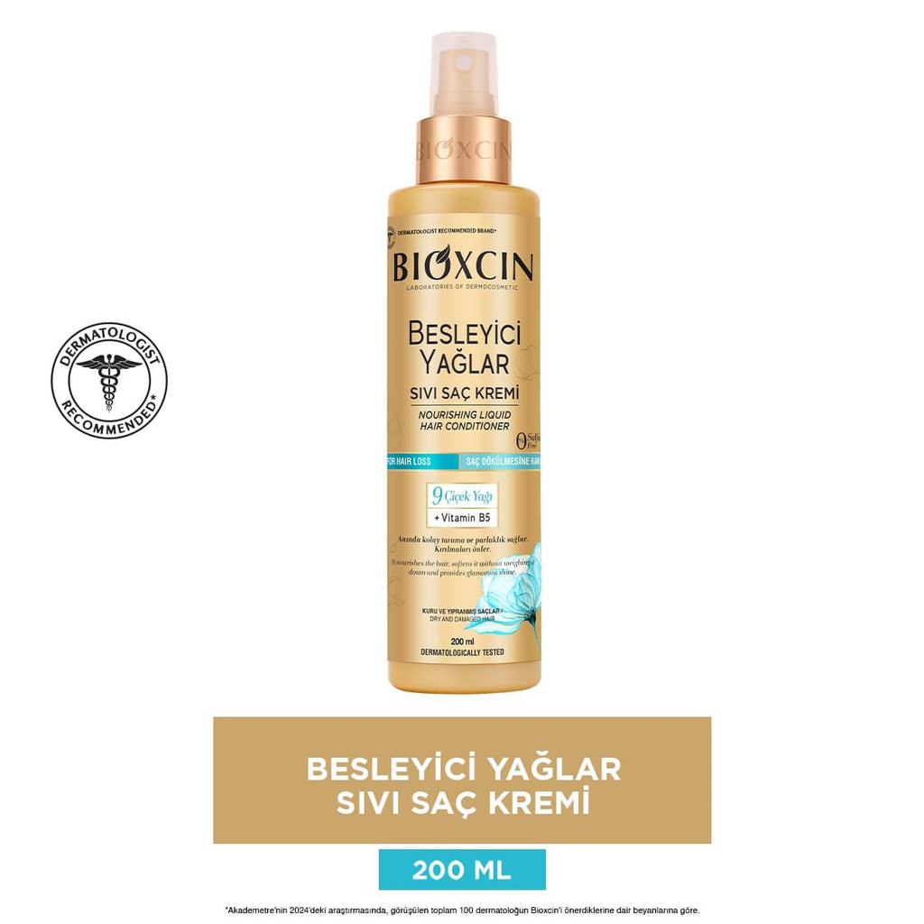 Bioxcin Nourishing Flower Oils Hair Conditioner: Deeply Moisturizes, Repairs Dry & Damaged Hair. Sulfate-Free, Hypoallergenic Formula