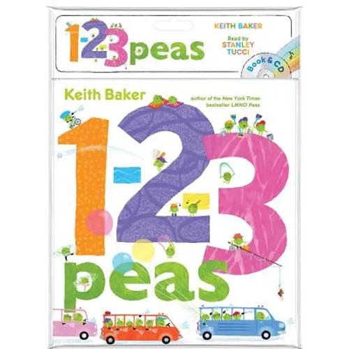 1-2-3 Peas [With Audio CD] - Paperback
