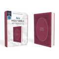 NIV, Holy Bible, Soft Touch Edition, Imitation Leather, Pink, Comfort Print - Imitation Leather