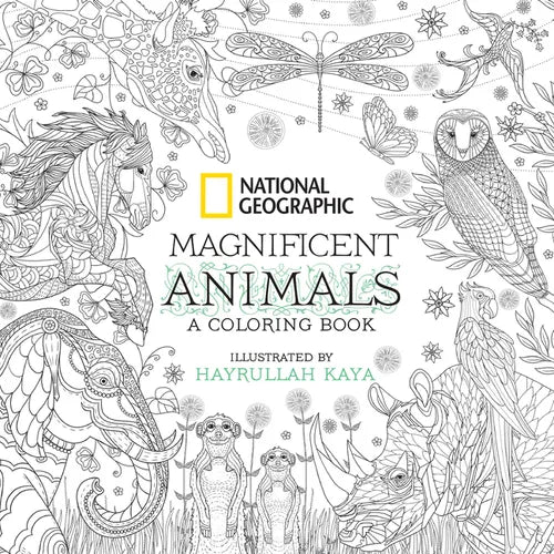 National Geographic Magnificent Animals: A Coloring Book - Paperback
