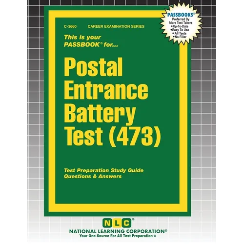 Postal Entrance Battery Test (473) - Paperback