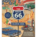 The Route 66 Coloring Book: Color the Sights Along America's Famous Highway - More Than 100 Pages to Color - Paperback