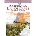 Creative Haven American Landscapes Color by Number Coloring Book - Paperback