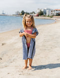 Kids Surf Poncho with Zipper - Towel with Hood for Youth / Children / Toddlers