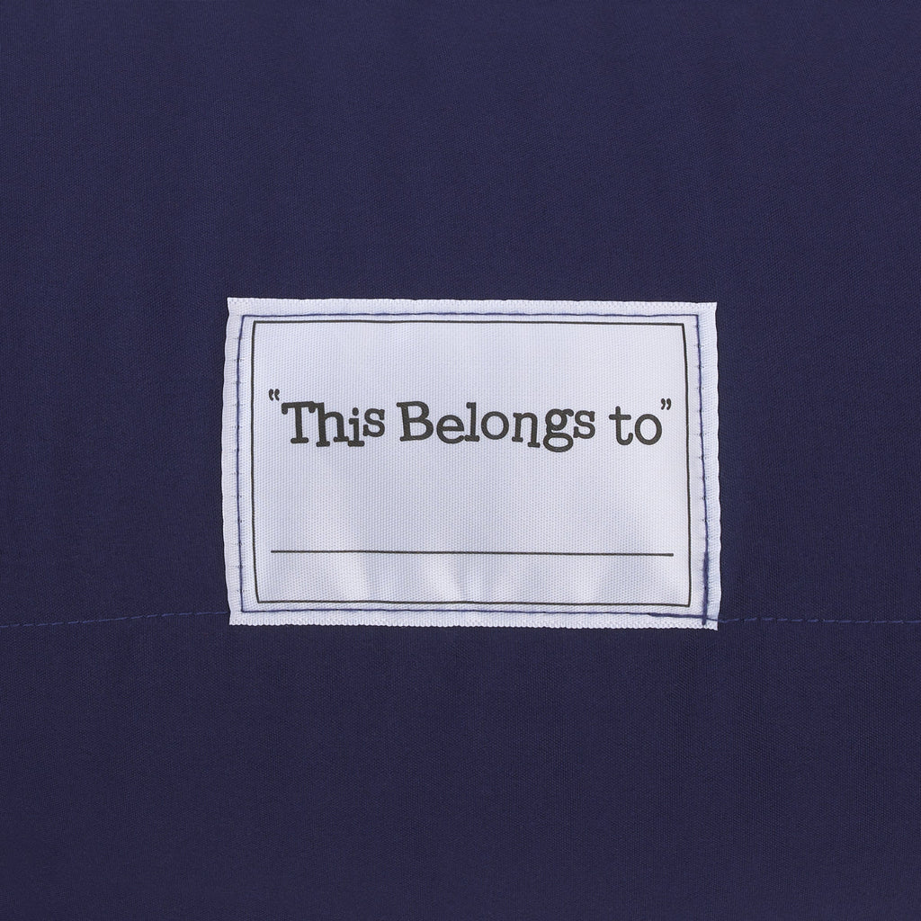 Sports Gray, Navy, Orange, and Brown Allstar Toddler Nap Mat