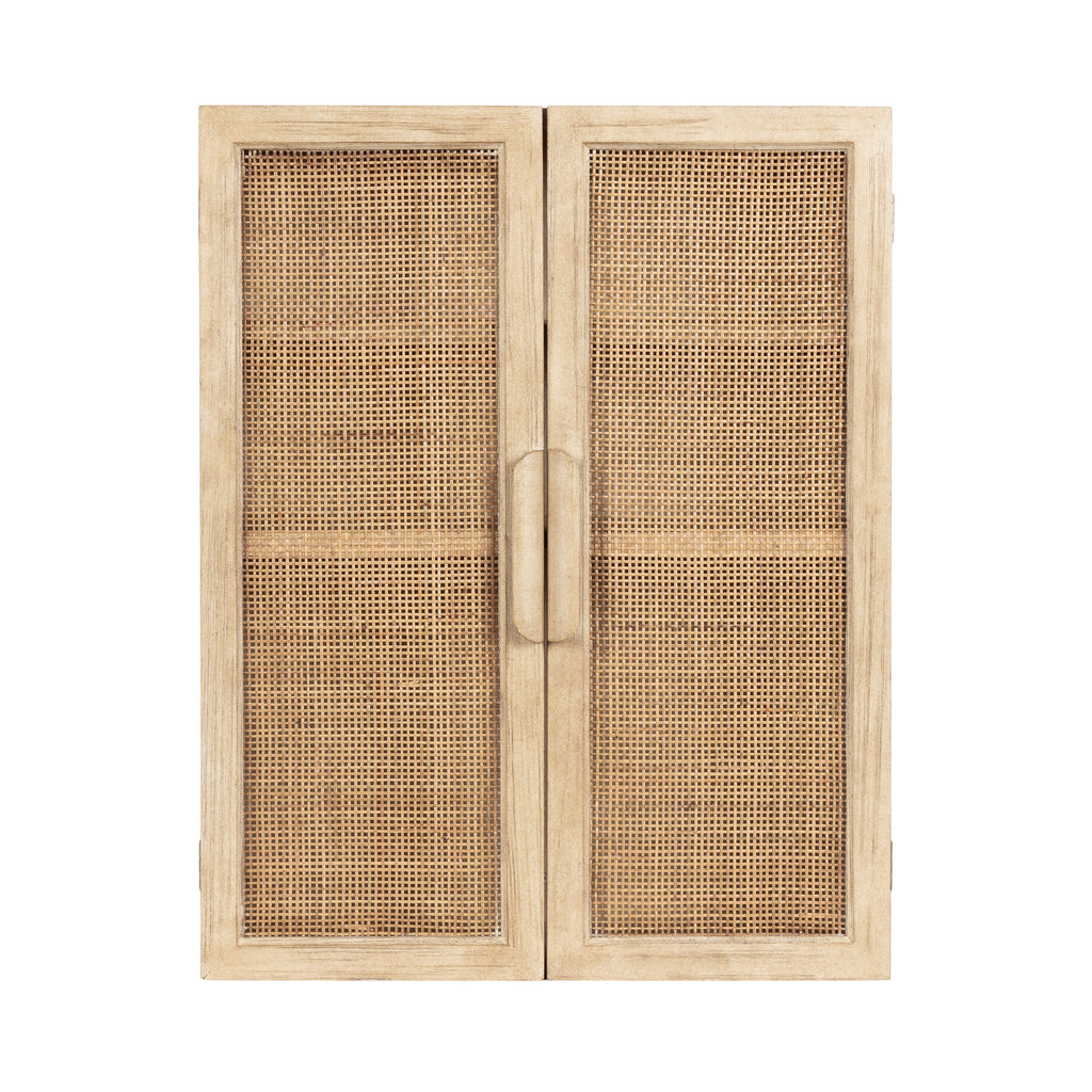 Ori Rattan 2-Door Wall Cabinet
