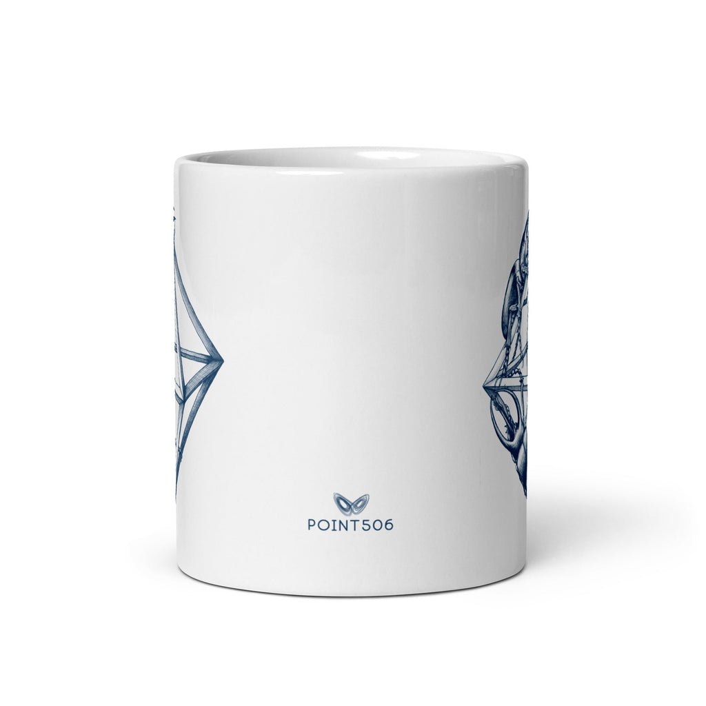 Octahedron Atlas Beetle Sacred Geometry Coffee Mug