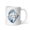 Octahedron Atlas Beetle Sacred Geometry Coffee Mug