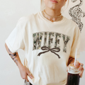 Wifey RT Camo Bow Tee - Preorder