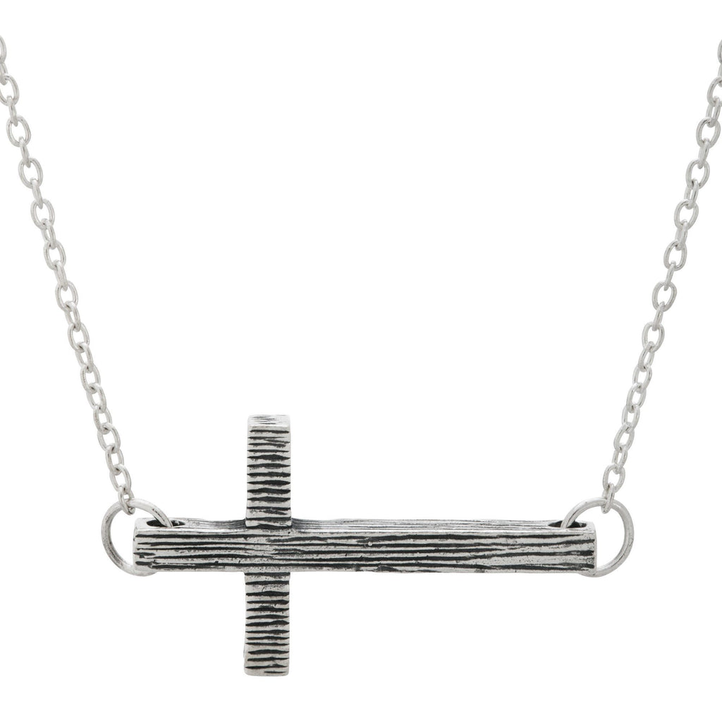 Wish You Well Cross Sterling Necklace