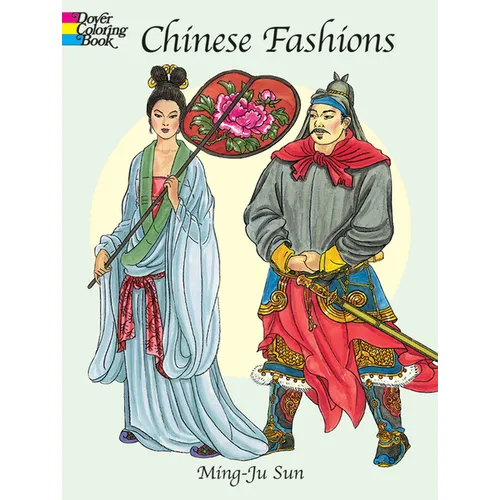 Chinese Fashions Coloring Book - Paperback