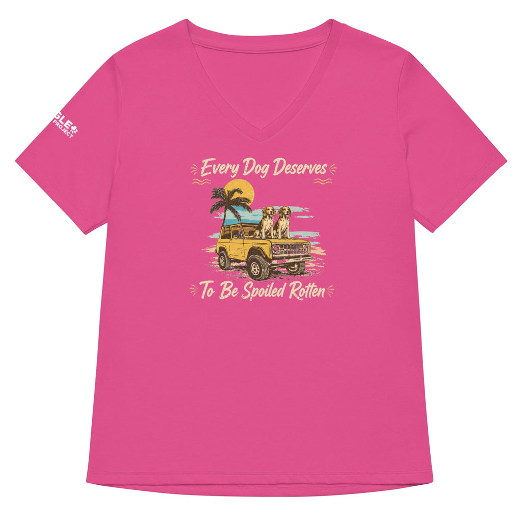 Spoiled Rotten Ladies V Neck (All Profit Donated)