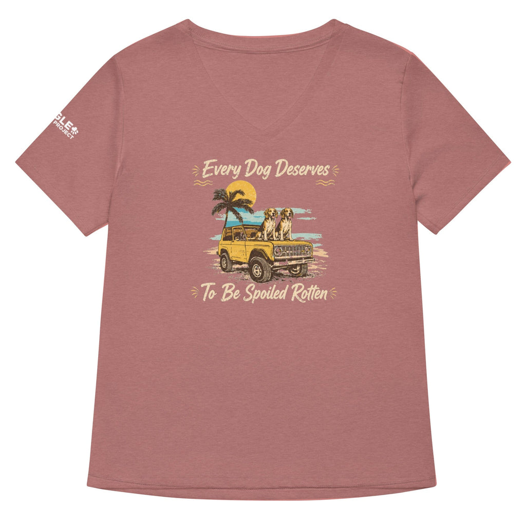Spoiled Rotten Ladies V Neck (All Profit Donated)