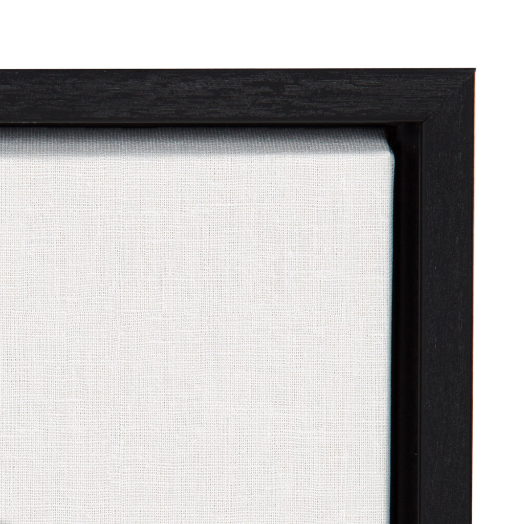 Sylvie Horizontal Hockey Stick And Puck Portrait Framed Canvas, Black 18x24