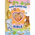 God Loves Me Bible, Newly Illustrated Edition: Photo Frame on Cover - Hardcover