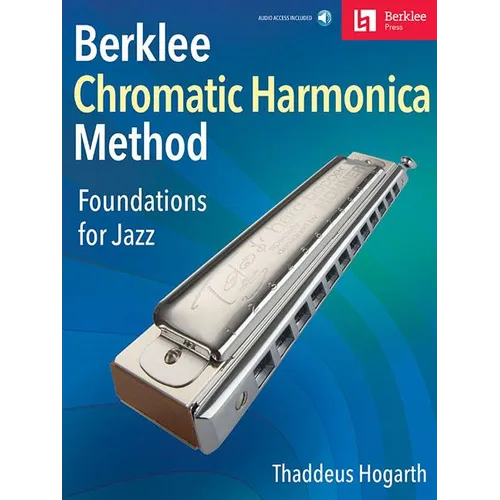 Berklee Chromatic Harmonica Method Foundations for Jazz Book/Online Audio - Paperback