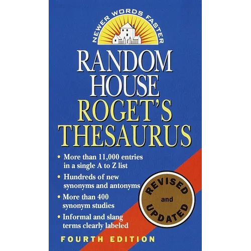 Random House Roget's Thesaurus - Mass Market Paperbound