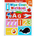 Play Smart Wipe-Clean Workbook: Ages 2-4: Tracing, Letters, Numbers, Shapes - Spiral
