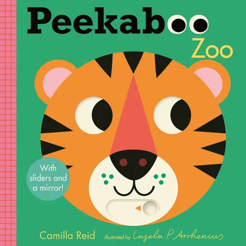 Peekaboo: Zoo: (An Interactive Board Book for Babies & Toddlers with Mirror & Sliders to Push, Pull, or Turn. Cute Zoo Animal Artwork Includes a Rhino - Board Book