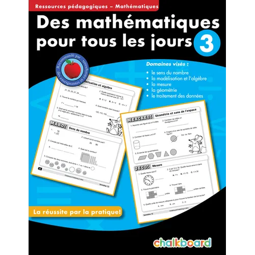 Des Mathematiques Pour Tous Les Jours 3 - Paperback